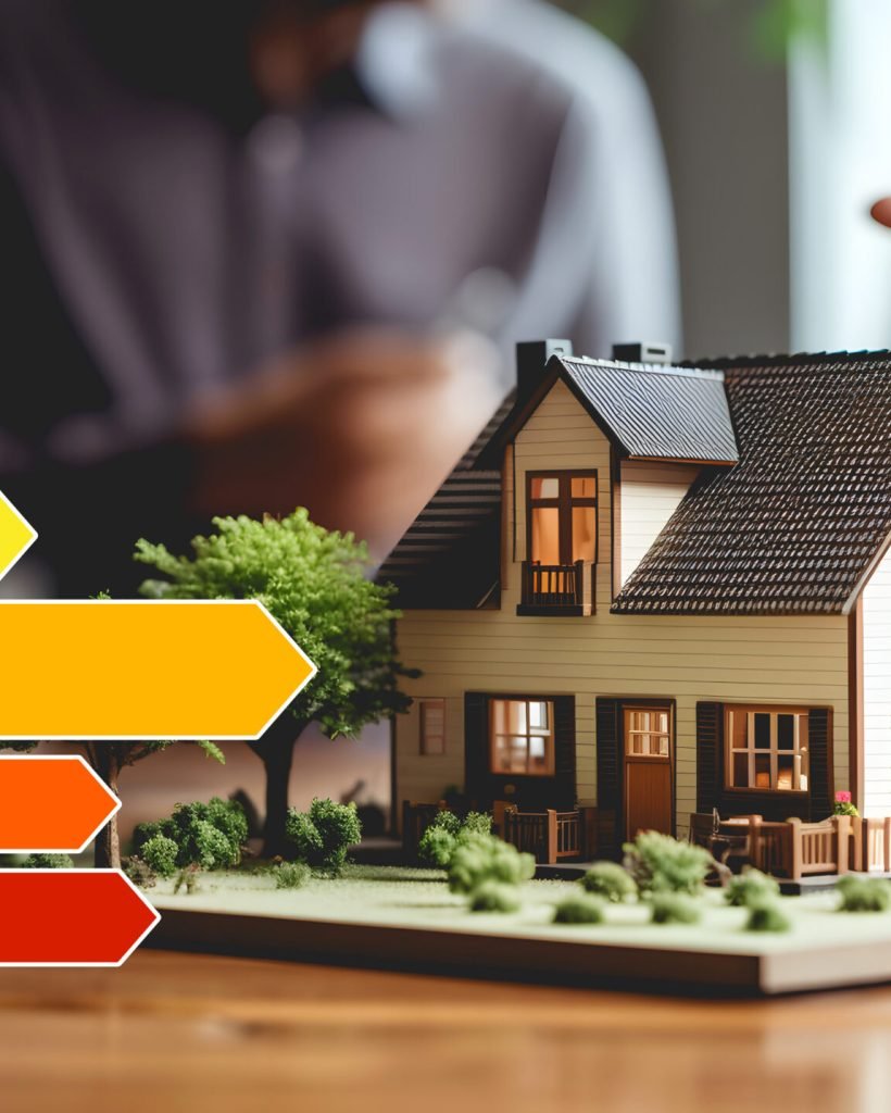 Le diagnostic de performance énergétique (DPE) sur un bien immobilier classé E.